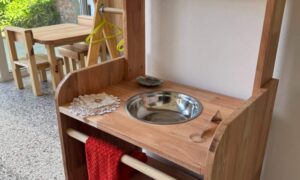 Mueble para arreglar flores